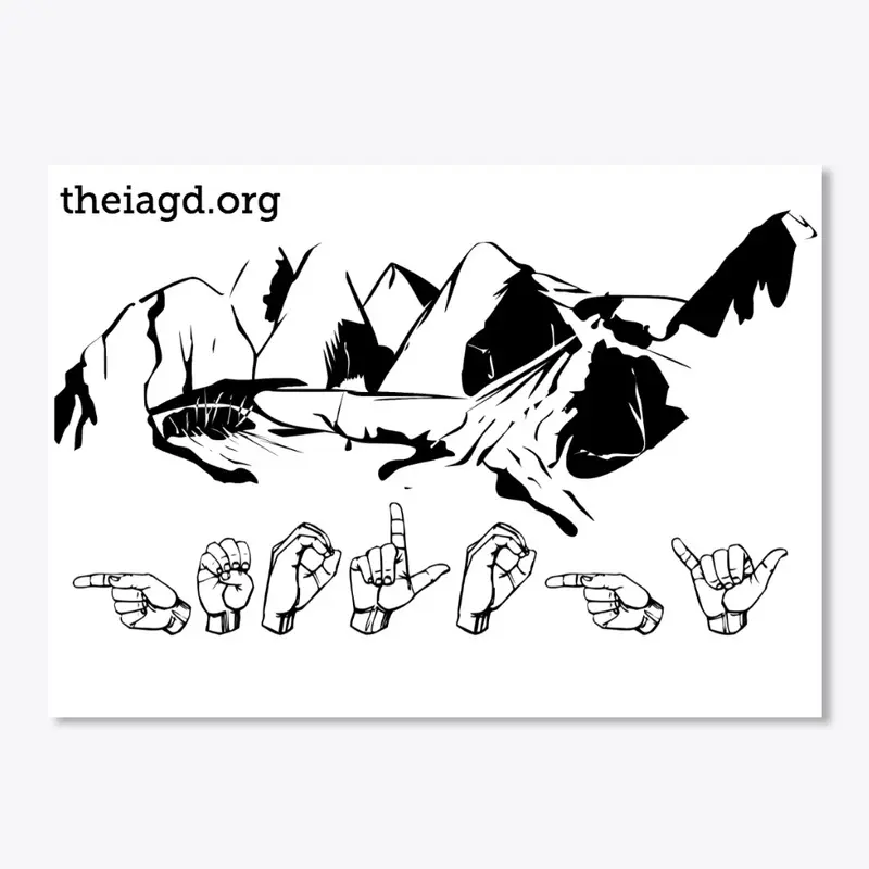 Geology sticker - ASL